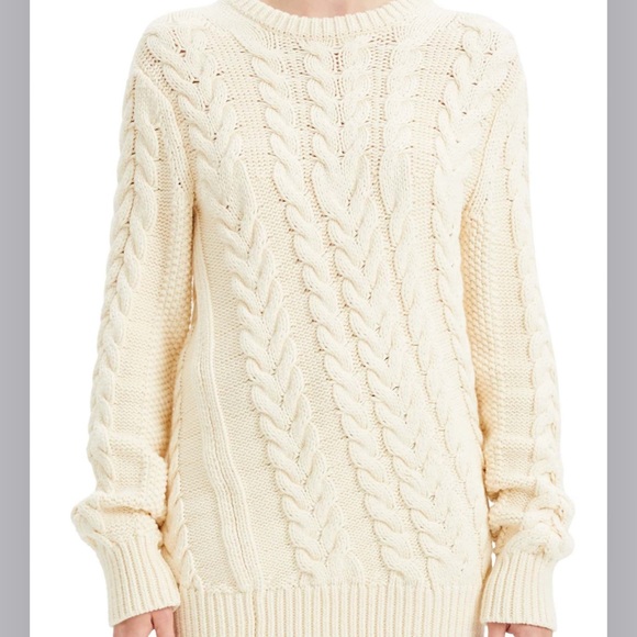 Theory Twisting Cable Crewneck SweaterNordstrom NEW